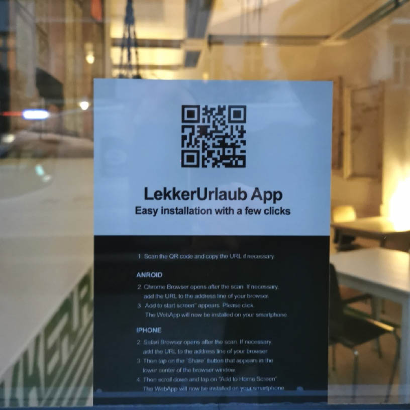 LekkerUrlaub App Installation